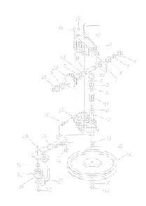 Part Location Diagram of 717-0616A Husky Shaft Ass'y.